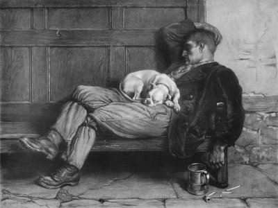 Sleeping Dogs Lie！、1880、1912 作： Briton Riviere