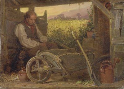 古い庭師 作： Briton Riviere