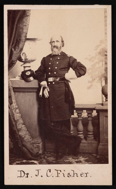 ジェームズ C. フィッシャー博士の肖像、1863 年。 作： Broadbent and Co
