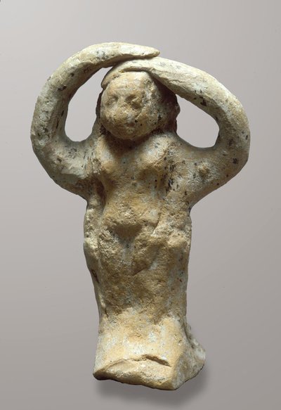 イスラエル、アゾール出身の会葬者の置物（粘土） 作： Bronze Age