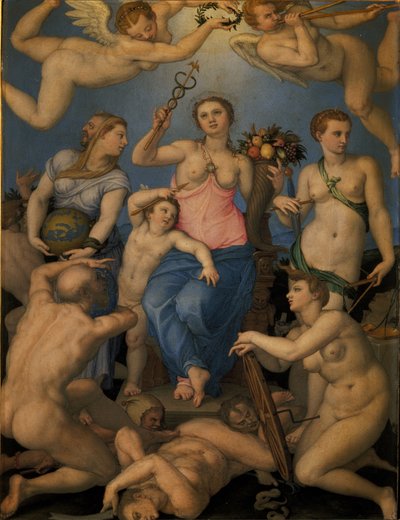 幸運のアレゴリー 作： Bronzino