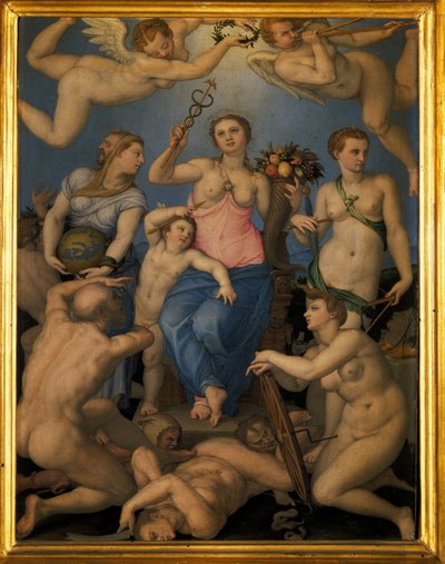 幸運のアレゴリー 作： Bronzino