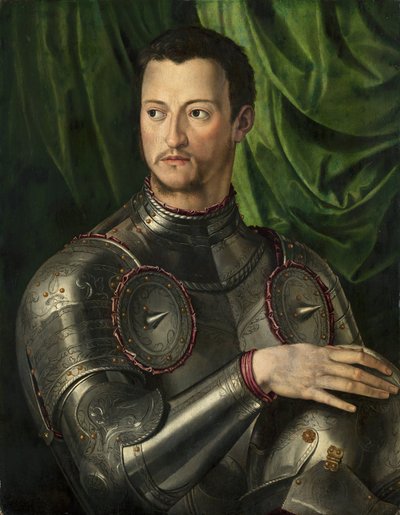 鎧姿のコジモ1世デ・メディチ 作： Bronzino