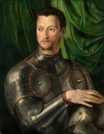 鎧姿のコジモ1世デ・メディチ 作： Bronzino