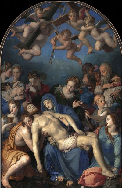 キリストの沈殿 作： Bronzino