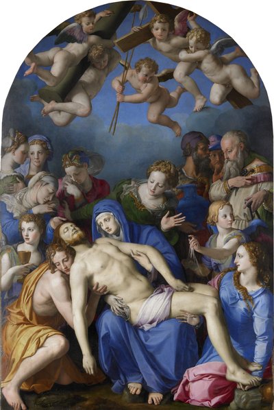 キリストの沈殿 作： Bronzino