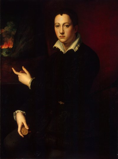 コジモ1世の肖像 作： Bronzino