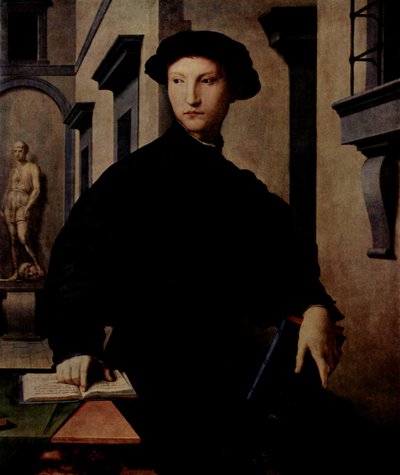 ウゴリーノ・マルテッリ（1519-1592）の肖像 作： Bronzino