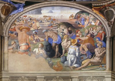 紅海の横断 作： Bronzino