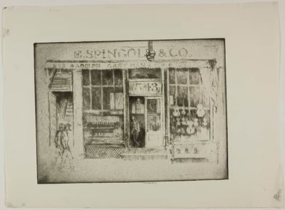 シカゴ - 質屋 作： Bror Julius Olsson Nordfeldt