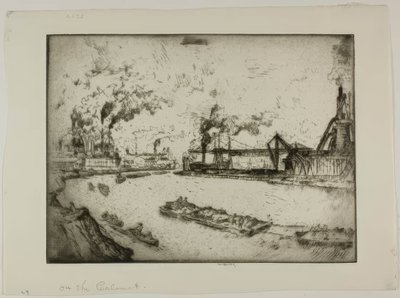 カルメットにて 作： Bror Julius Olsson Nordfeldt