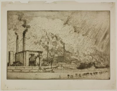 ナイトシフト、92丁目 作： Bror Julius Olsson Nordfeldt