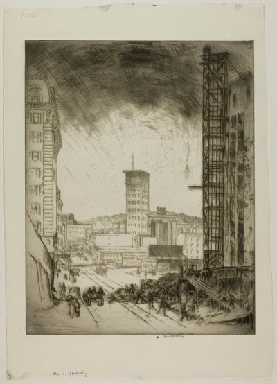 足場 作： Bror Julius Olsson Nordfeldt