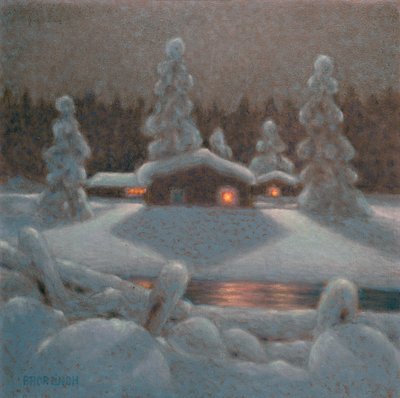 冬の夜 作： Bror Lindh