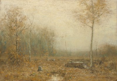 11月の風景 1895年頃（キャンバスに油彩） 作： Bruce Crane