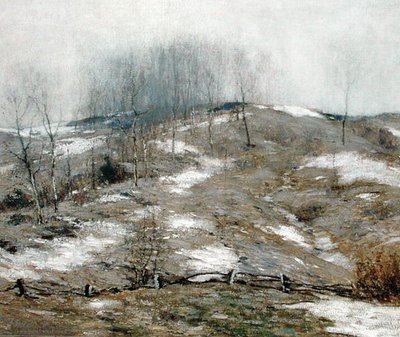 Lingering Winter 作： Bruce Crane