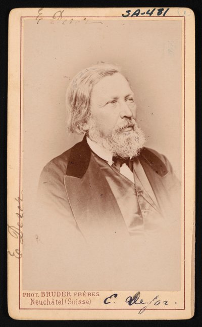 ピエール・ジャン・エドゥアール・デゾールの肖像 1811-1882年、1882年以前。 作： Bruder Freres