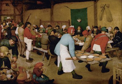 農民の結婚式、1568年頃 作： Bruegel