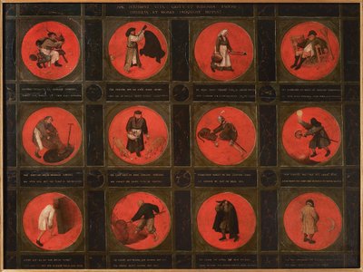12の箴言』1558年 作： Bruegel