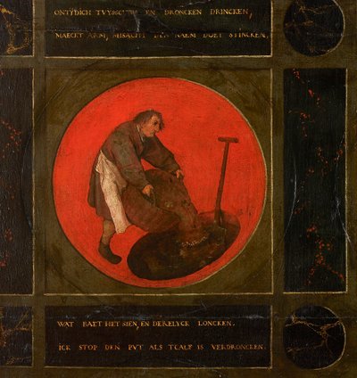 12 の箴言、1558 年。 作： Bruegel