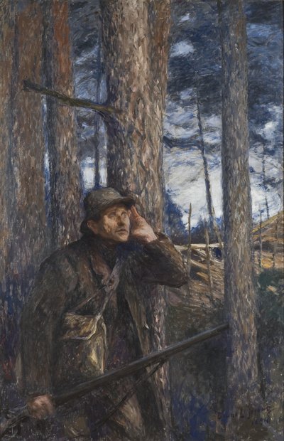 密猟者、1894 作： Bruno Andreas Liljefors
