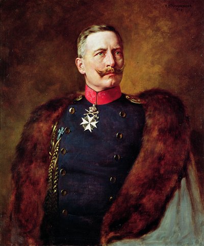 カイザーヴィルヘルム2世の肖像（1859-1941） 作： Bruno Heinrich Strassberger