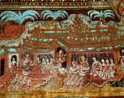 法廷シーン 作： Burmese School
