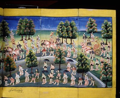 メリットメイキングシーン、原稿のページ 作： Burmese School