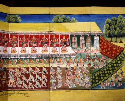 メリットメイキングシーン、原稿のページ 作： Burmese School