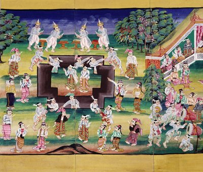 メリットメイキングシーン、原稿のページ 作： Burmese School