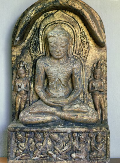 瞑想中の仏像 作： Burmese School