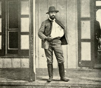 1898年7月4日、1899年7月4日、アメリカとアメリカの戦争、馬から降りた直後のクリールマン。 作： Burr McIntosh