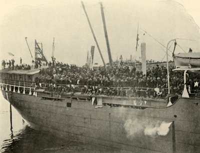 Matteawan Docking、6月9日午後、スペイン-アメリカ戦争、1898年、1899年。 作： Burr McIntosh