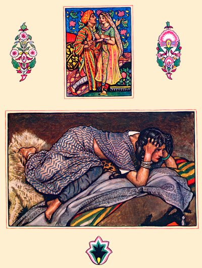 カーマの庭より「捨てられたジプシーの歌」。 作： Byam Shaw