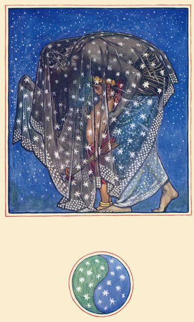 『カーマの庭』より「空想：ザヒール・ウ・ディン」。 作： Byam Shaw