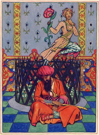 「ペルシャ人オルムズの空想」 作： Byam Shaw