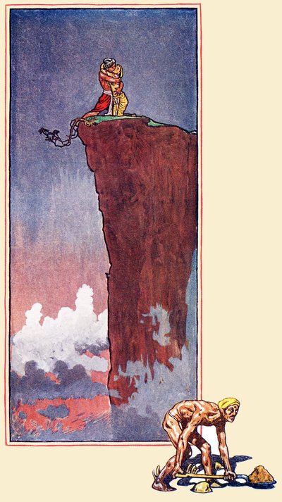 カーマの園の詩「飢饉の歌」。 作： Byam Shaw