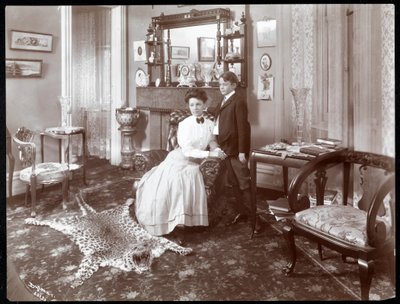 ホテルキャデラックの部屋、1907年（銀ゼラチンプリント） 作： Byron Company