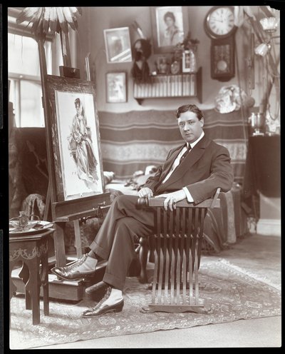 ハリソンフィッシャー、1905年（銀ゼラチンプリント） 作： Byron Company