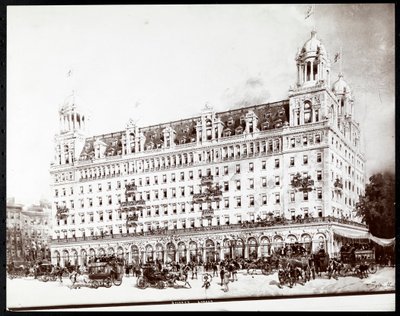 Hughson Frederick Hawley（1850-1936）、1905（銀ゼラチンプリント）によるロンドンのシェリーズホテルの図面の写真 作： Byron Company