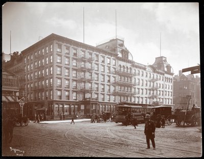 グランドユニオンホテルアット4thアベニューアンド42ストリート、ニューヨーク、1904（シルバーゼラチンプリント） 作： Byron Company
