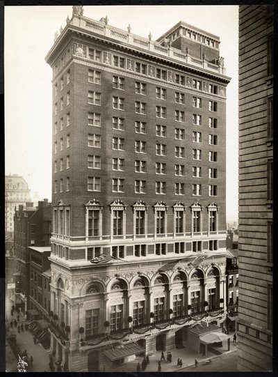 ザ・リッツ・カールトンホテル、フィラデルフィア、1913年（銀ゼラチンプリント） 作： Byron Company
