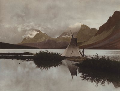 Bow Lake (foto colorida) 作： Byron Hill Harmon