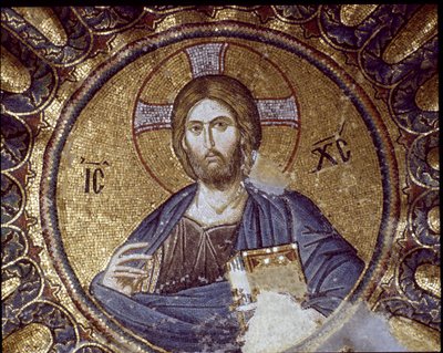 栄光のキリスト」（モザイク、5～14世紀 作： Byzantine
