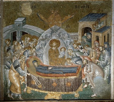 聖母の降誕（モザイク 作： Byzantine