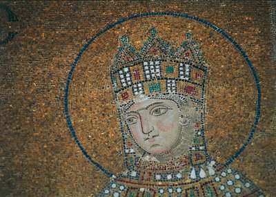 アヤソフィアのゾエ皇后（モザイク画 作： Byzantine