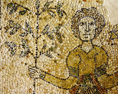 イブの表現と知識の木、1213年（モザイク） 作： Byzantine