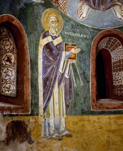 St.Nicholas, detail (fresh) 作： Byzantine