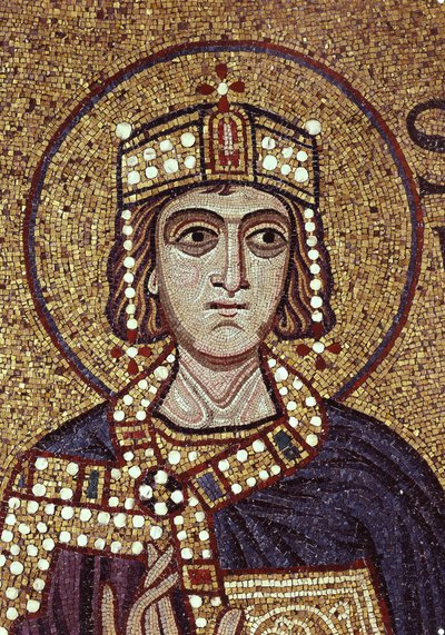 12世紀のサンマルコ大聖堂の内部モザイクのソロモン王詳細 作： Byzantine Byzantine