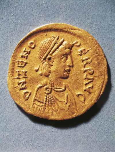 貨幣論、古代ローマ、ビザンチン帝国の皇帝ゼノを表すコイン 作： Byzantine Byzantine